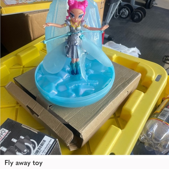 Fairy Fly Away Toy with Blue Wings - Picture 1 of 1